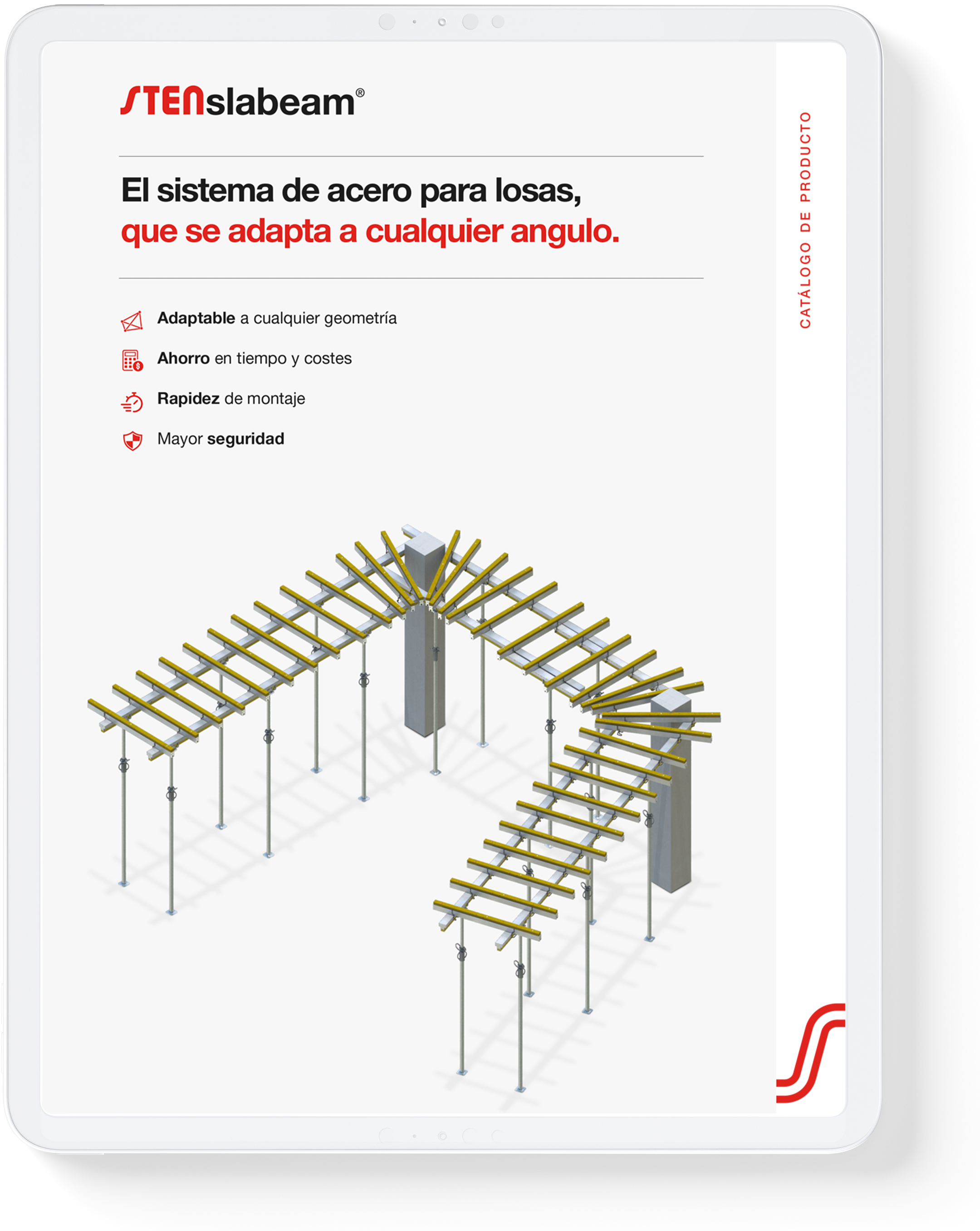 Conoce todos los detalles, ventajas y accesorios del sistema STENslabeam®